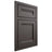 Shiloh Cabinetry Beaded Inset Somerset Paintable Urbane Bronze Door