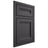 Shiloh Cabinetry Beaded Inset Somerset Poplar Plain Cut Cadet Door