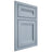 Shiloh Cabinetry Beaded Inset Somerset Poplar Plain Cut Sky Door