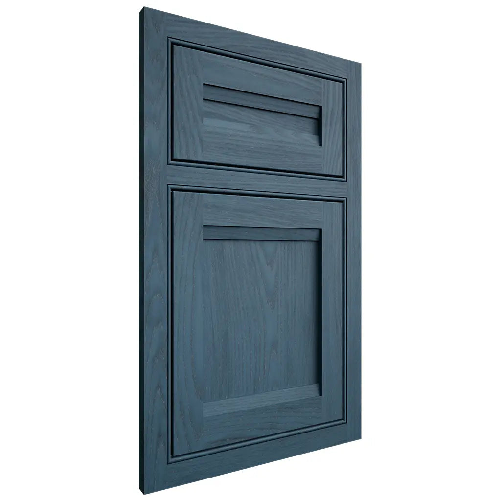 Shiloh Cabinetry Beaded Inset Somerset Red Oak Plain Cut Hudson Door