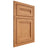 Shiloh Cabinetry Beaded Inset Somerset Red Oak Plain Cut Medium Door