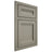 Shiloh Cabinetry Beaded Inset Somerset Red Oak Plain Cut Thyme Door