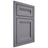 Shiloh Cabinetry Beaded Inset Somerset White Oak Plain Cut Cadet Door