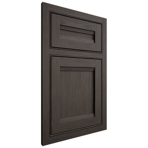 Shiloh Cabinetry Beaded Inset Somerset White Oak Plain Cut Creekside Door
