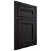 Shiloh Cabinetry Beaded Inset Somerset White Oak Plain Cut Espresso Door