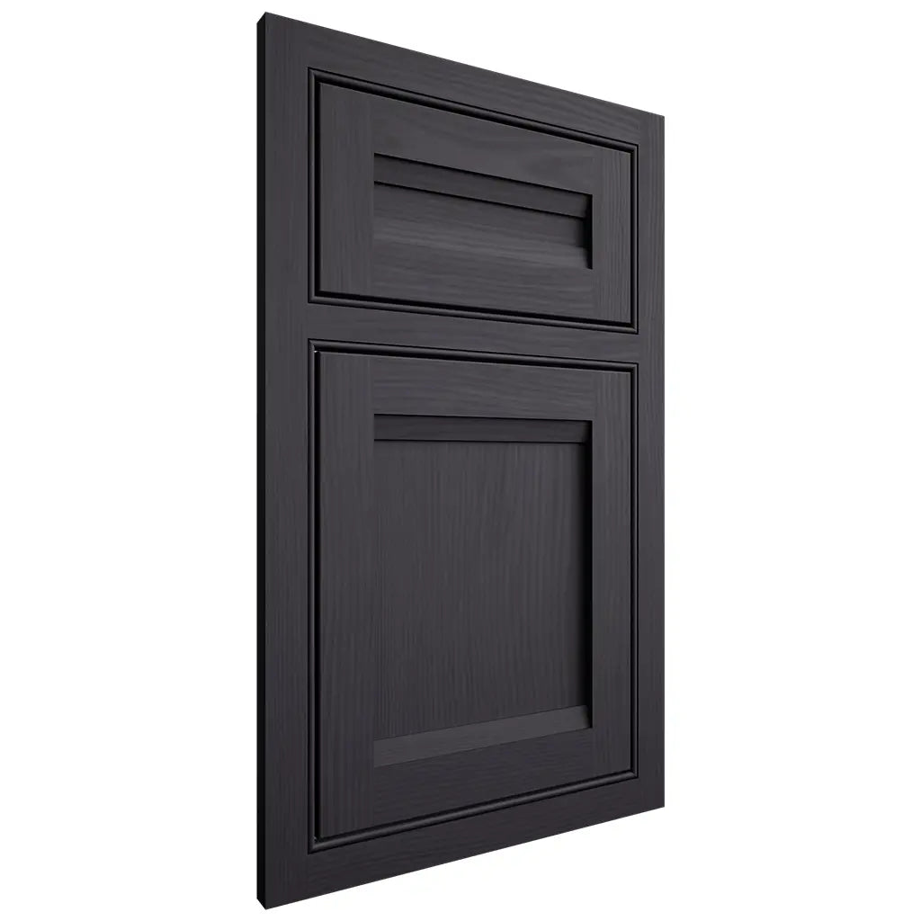 Shiloh Cabinetry Beaded Inset Somerset White Oak Plain Cut Harbor Door
