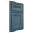 Shiloh Cabinetry Beaded Inset Somerset White Oak Plain Cut Hudson Door