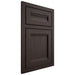 Shiloh Cabinetry Beaded Inset Somerset White Oak Plain Cut Morel Door