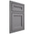 Shiloh Cabinetry Beaded Inset Somerset White Oak Plain Cut Sterling Door