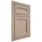 Shiloh Cabinetry Beaded Inset Somerset White Oak Plain Cut Straw Door