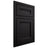 Shiloh Cabinetry Beaded Inset Somerset White Oak Quarter Sawn Ink Door