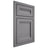 Shiloh Cabinetry Beaded Inset Somerset White Oak Quarter Sawn Sterling Door
