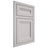 Shiloh Cabinetry Beaded Inset Somerset White Oak Rift Cut Cotton Door