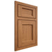 Shiloh Cabinetry Beaded Inset Square Flat Alder Plain Cut Caramel Door