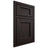 Shiloh Cabinetry Beaded Inset Square Flat Alder Plain Cut Espresso Door