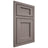 Shiloh Cabinetry Beaded Inset Square Flat Alder Plain Cut Stonehenge Door