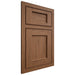 Shiloh Cabinetry Beaded Inset Square Flat Alder Plain Cut Walnut Door