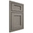 Shiloh Cabinetry Beaded Inset Square Flat Cherry Plain Cut Thyme Door