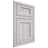 Shiloh Cabinetry Beaded Inset Square Flat Hickory Plain Cut Cotton Door