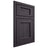 Shiloh Cabinetry Beaded Inset Square Flat Hickory Plain Cut Harbor Door