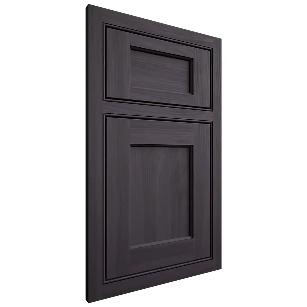 Shiloh Cabinetry Beaded Inset Square Flat Hickory Plain Cut Harbor Door