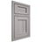 Shiloh Cabinetry Beaded Inset Square Flat Hickory Plain Cut Stratus Door