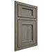 Shiloh Cabinetry Beaded Inset Square Flat Hickory Plain Cut Thyme Door