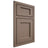 Shiloh Cabinetry Beaded Inset Square Flat Maple Plain Cut Rockbridge Door