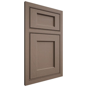 Shiloh Cabinetry Beaded Inset Square Flat Maple Plain Cut Rockbridge Door