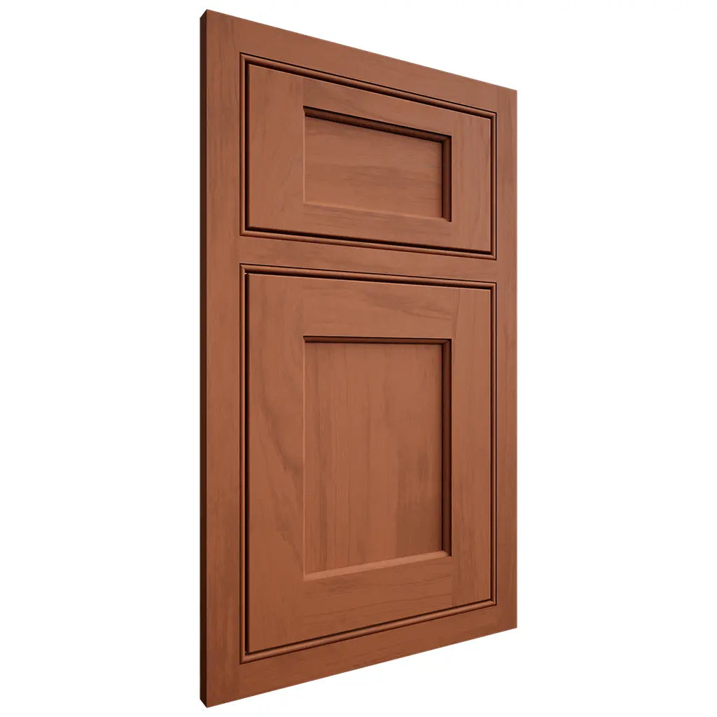 Shiloh Cabinetry Beaded Inset Square Flat Maple Plain Cut Spice Door