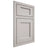 Shiloh Cabinetry Beaded Inset Square Flat Paintable Amazing Gray Door