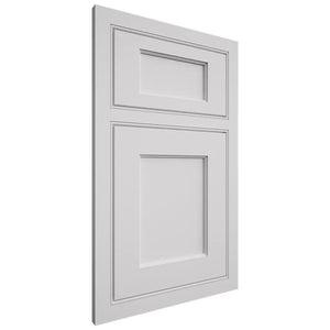 Shiloh Cabinetry Beaded Inset Square Flat Paintable Arctic Door