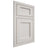 Shiloh Cabinetry Beaded Inset Square Flat Paintable Eggshell Door