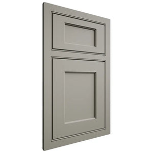 Shiloh Cabinetry Beaded Inset Square Flat Paintable Evergreen Fog Door