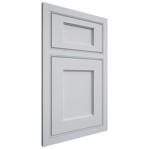 Shiloh Cabinetry Beaded Inset Square Flat Paintable Niebla Azul Door