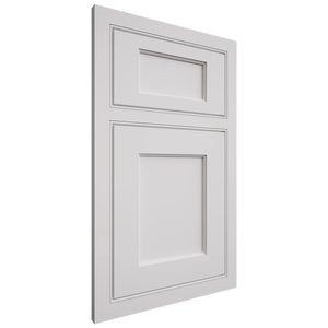Shiloh Cabinetry Beaded Inset Square Flat Paintable Pure White Door