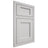 Shiloh Cabinetry Beaded Inset Square Flat Paintable Repose Gray Door