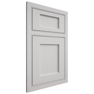 Shiloh Cabinetry Beaded Inset Square Flat Paintable Repose Gray Door