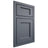 Shiloh Cabinetry Beaded Inset Square Flat Paintable Slate Tile Door