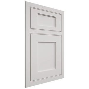 Shiloh Cabinetry Beaded Inset Square Flat Paintable Soft White Door