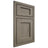 Shiloh Cabinetry Beaded Inset Square Flat Poplar Plain Cut Sterling Door