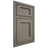 Shiloh Cabinetry Beaded Inset Square Flat Poplar Plain Cut Thyme Door