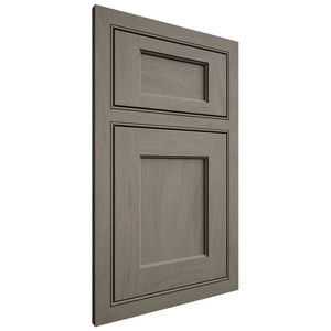 Shiloh Cabinetry Beaded Inset Square Flat Poplar Plain Cut Thyme Door