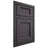 Shiloh Cabinetry Beaded Inset Square Flat Red Oak Plain Cut Harbor Door