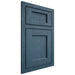 Shiloh Cabinetry Beaded Inset Square Flat Red Oak Plain Cut Hudson Door