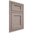 Shiloh Cabinetry Beaded Inset Square Flat Red Oak Plain Cut Sterling Door