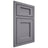 Shiloh Cabinetry Beaded Inset Square Flat White Oak Plain Cut Cadet Door