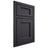 Shiloh Cabinetry Beaded Inset Square Flat White Oak Plain Cut Harbor Door
