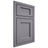 Shiloh Cabinetry Beaded Inset Square Flat White Oak Quarter Sawn Cadet Door