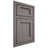 Shiloh Cabinetry Beaded Inset Square Flat White Oak Quarter Sawn Flagstone Door